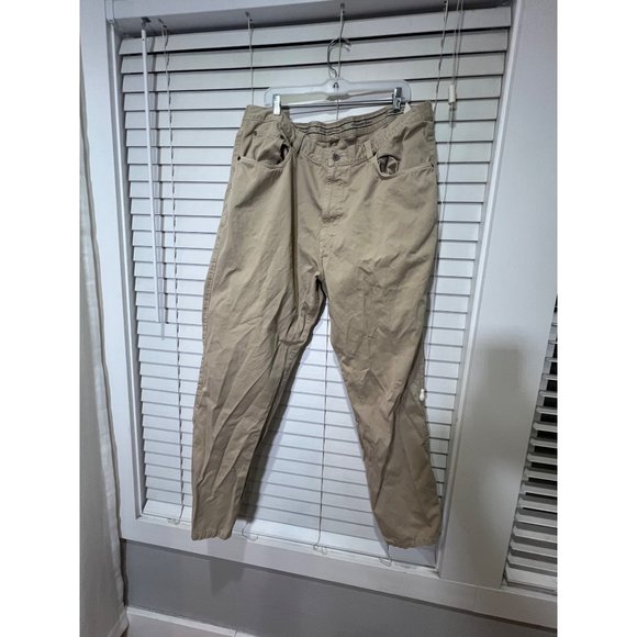 Ermenegildo Zenga Mens Khaki Pants -‎ Size 44x33 - Picture 1 of 6